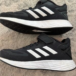 Adidas Black and White Athletic Shoes